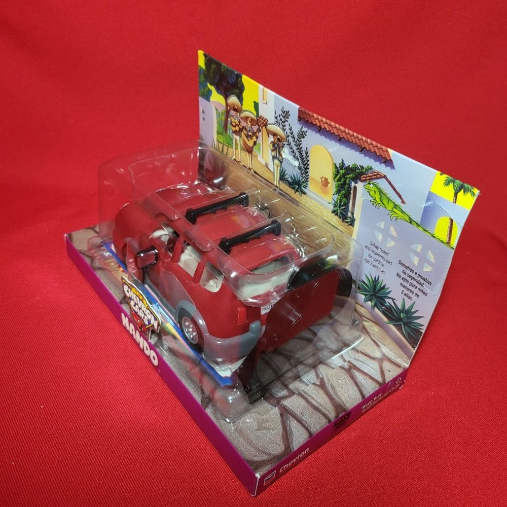 Vintage Chevron Cars Red Nando Collectible Toy Car 1999 - Picture 13 of 13